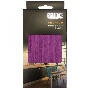 Салфетка макси 40х40 фиолетовая, серия "Premium"